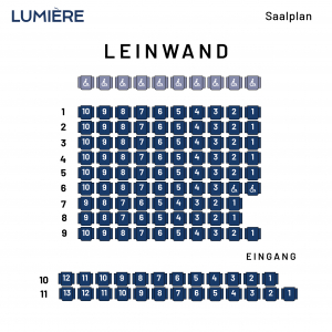 Saalplan des Kino Lumière