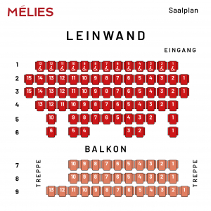 Saalplan des Kino Méliès