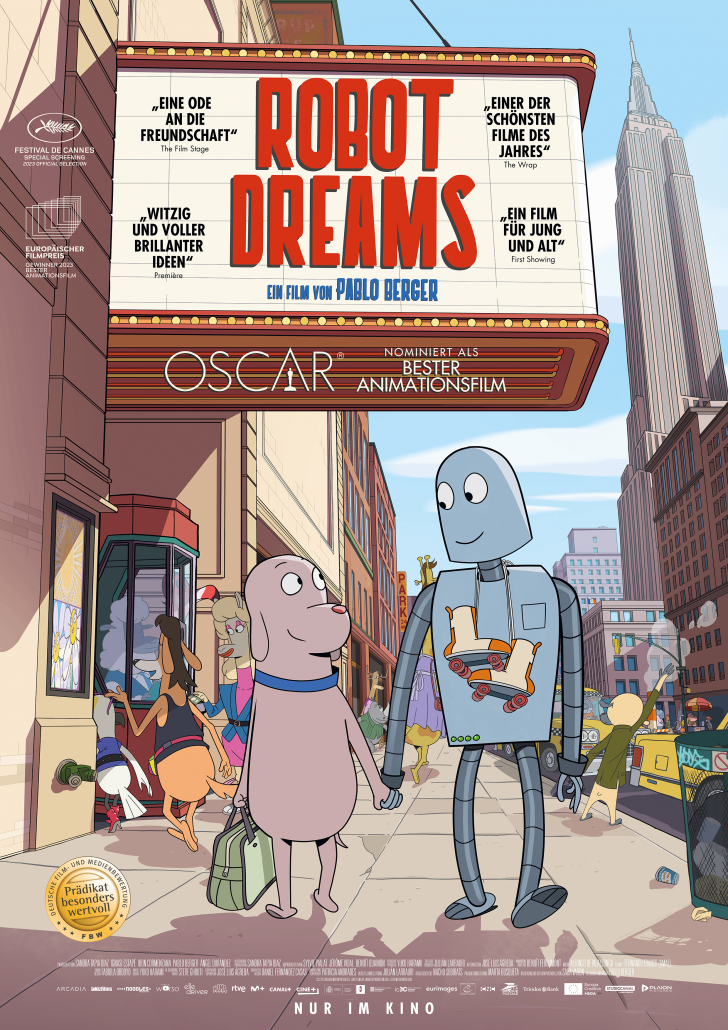 Robotdreams Plakat Kino deutsch