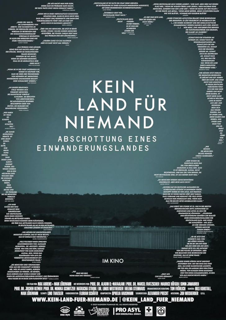 Kein Land für niemand Plakat